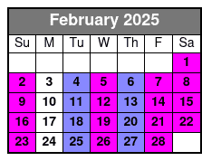 Default February Schedule