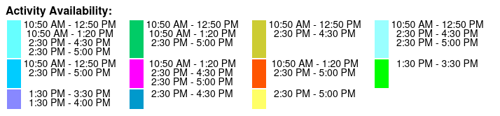 2:30pm Color Key