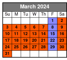 Whole Central Park Pedicab Tour Private March Schedule