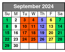 Houdini September Schedule