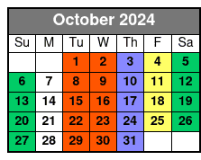 Houdini October Schedule