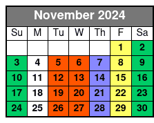 Houdini November Schedule