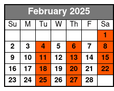 General February Schedule