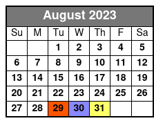 New York Helicopter Flight: Grand Island August Schedule