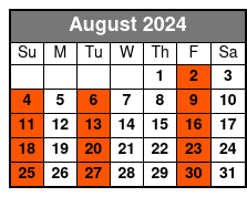 2024 Boston August Schedule