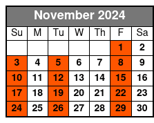 2024 Boston November Schedule