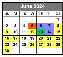 Day Sail June Schedule