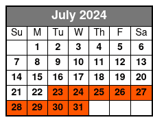 New York City Explorer Pass 3 Choice Pass July Schedule
