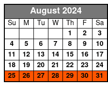 New York City Explorer Pass 3 Choice Pass August Schedule