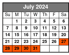 New York City Explorer Pass 5 Choice Pass July Schedule