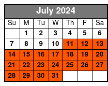 New York City Explorer Pass 7 Choice Pass July Schedule