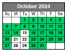 Express Cruise October Schedule