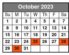 Manhattan to Brooklyn NYC Walking Tour: Brooklyn Bridge and Dumbo October Schedule