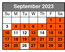 19:00 September Schedule