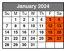 19:00 January Schedule