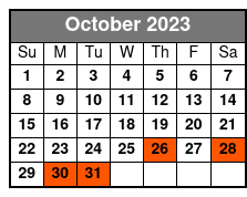Washington DC Day Tour from New York City October Schedule