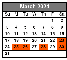Washington DC Day Tour from New York City March Schedule