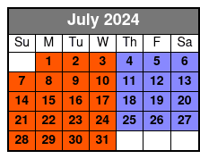 Departure July Schedule