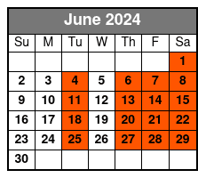 Glass-Top + Tor Observatory June Schedule