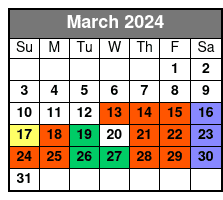 Morning Tours March Schedule