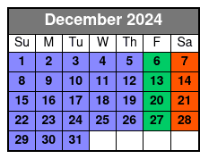 Stage-Side December Schedule