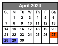 Mezzanine April Schedule