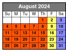 Balcony August Schedule