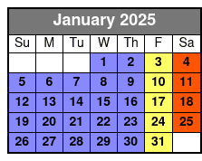 Balcony January Schedule