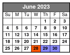 Group Tour June Schedule