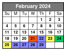 Group Tour February Schedule