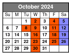 10am Tour October Schedule