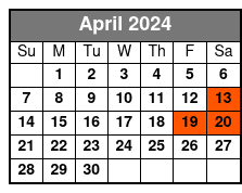 12:00pm - Fri April Schedule