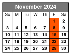 12:00pm - Fri November Schedule