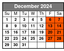 12:00pm - Fri December Schedule