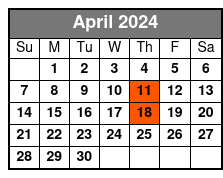 1:00pm - Sun April Schedule