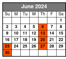 1:00pm - Sun June Schedule