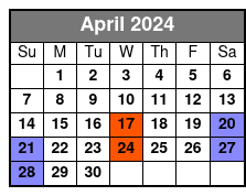 Central Park Highlights Running Tour April Schedule
