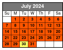 Start Times July Schedule