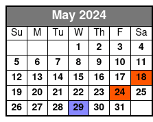 Departure May Schedule