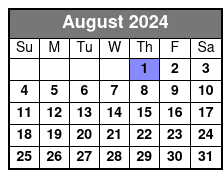 Departure August Schedule