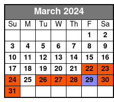 Start Times March Schedule