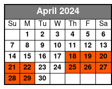  Am April Schedule