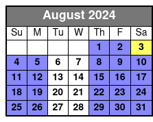  Am August Schedule