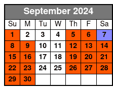  Am September Schedule