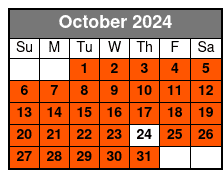 Morning 10:00 October Schedule