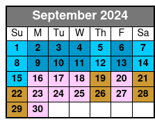 Tour September Schedule