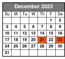 Two Day Combo: One Day Niagara Falls Tour & Washington Tour December Schedule