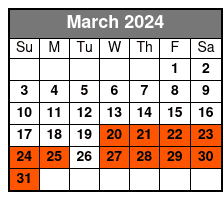 One World Trade Observations & 60 Lady Liberty Cruise March Schedule