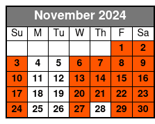 Downtown November Schedule