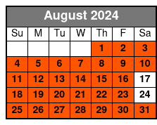 911 Museum August Schedule